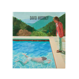 David Hockney paperback exhibition book front cover